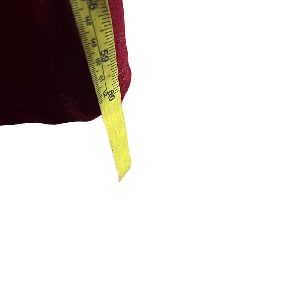 Lulus Red Song of Love Off Shoulder Tapered Full Length Dress Medium - Picture 8 of 12